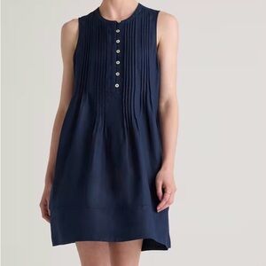 Quince 100% Organic Cotton Sleeveless Swing Dress Size XS